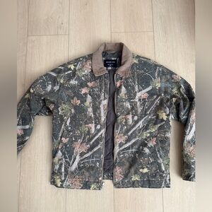 Viral Abercrombie mens medium Camo jacket workwear